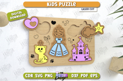 Kids Wooden Puzzle Laser Cut | Montessori | Educational Game Product Image 1