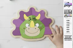 Kids Animal Puzzle Laser Cut | Montessori Educational Toys Product Image 1