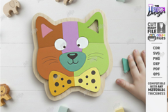 Kids Animal Puzzle Laser Cut | Montessori Educational Toys Product Image 1
