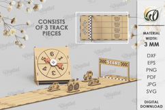 Kids Racing game Laser Cut. Kids game SVG Product Image 1