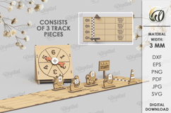 Kids Racing game Laser Cut. Kids game SVG Product Image 1