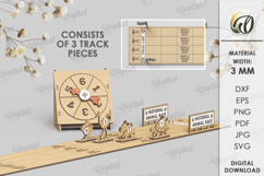 Kids Racing game Laser Cut. Kids game SVG Product Image 1