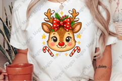 Kids Reindeer Christmas PNG Product Image 2