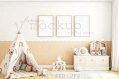 Mock up poster frame in children room Product Image 1