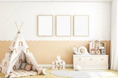 Mock up poster frame in children room Product Image 2