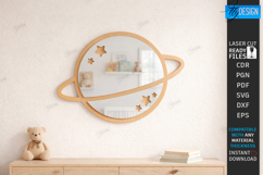Kids Room Wall Mirror Laser Cut | Children's Room | Nursery Product Image 1