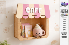 Kids Room Wall Shelf Laser Cut | Nursery Bookshelf Laser Cut Product Image 1