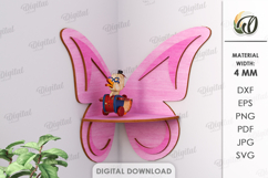 Kids Shelves Bundle Laser Cut. Kids Room Wall Decor SVG Product Image 13