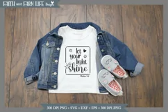 Let your light shine let you| Christian SVG Product Image 5