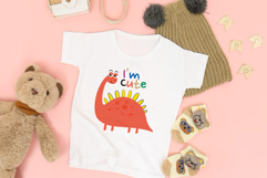 Cute Dinosaurs Childish Print Design Product Image 5