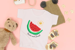 Hand drawn watermelon with text Fresh and Sweet Product Image 4