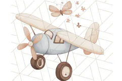 Kid’s Toy Clipart, Nursery Decor Png, Trucks, Rockets, Cars Product Image 5