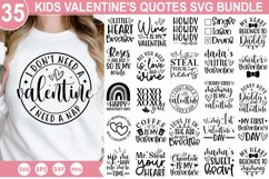 Kids Valentine&#039;s SVG Bundle - Valentine T- shirt Design Product Image 1