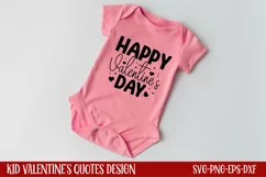 Happy Valentine's day SVG, Kids Valentine Svg Product Image 1
