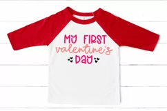 Kids Valentines SVG I Baby Valentines SVG Designs I Baby Valentines Outfits SVG