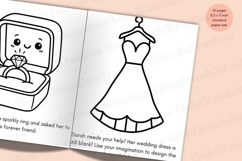 Custom Wedding Coloring Book for Kids, Wedding Activity Book Product Image 4