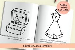 Custom Wedding Coloring Book for Kids, Wedding Activity Book Product Image 1