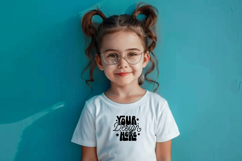 Kids White T-Shirt Mockups , Kids Bella Canvas Mockup Product Image 1