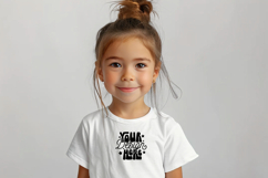 Kids White T-Shirt Mockups , Kids Bella Canvas Mockup Product Image 1