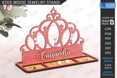 Kids Jewelry Stand Laser Cut|Accessory Holder|Earrings Stand Product Image 3