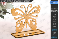 Kids Jewelry Stand Laser Cut|Accessory Holder|Earrings Stand Product Image 6