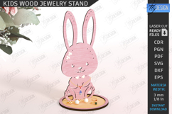 Kids Jewelry Stand Laser Cut|Accessory Holder|Earrings Stand Product Image 8