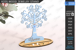 Kids Jewelry Stand Laser Cut|Accessory Holder|Earrings Stand Product Image 10