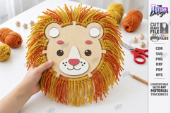 Kids Wooden Yarn Hair Craft Laser Cut | Kids Laser | Lion Product Image 1