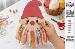 Kids Wooden Yarn Hair Craft Laser Cut | Kids Laser | Gnome Product Image 1