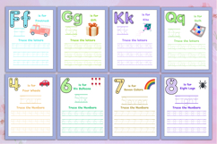 ABC Letter and Number Tracing Workbook Product Image 6