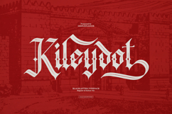 Kileydot | Blackletter Typeface Product Image 1