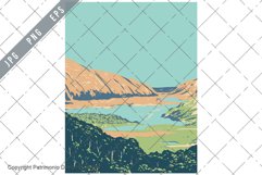 Killarney National Park in County Kerry Ireland WPA Art Deco Product Image 1