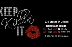 Keep Killin It Rhinestone or Vinyl Shirt Template - Boss Lad Product Image 2