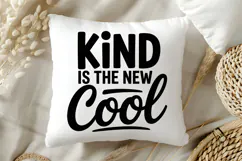 Kind Is The New Cool SVG | Be Kind SVG | Kindness SVG Product Image 5