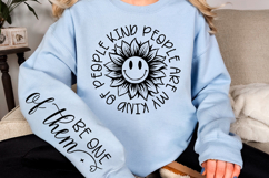 Kind people are my kind of people Sleeve Svg Design Product Image 2