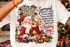Kind People Christmas Santa & Reindeer Christmas Joy Design Product Image 3