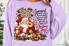 Kind People Christmas Santa & Reindeer Christmas Joy Design Product Image 5