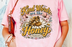 Kind Words Are Like Honey PNG, Proverbs 16 24 Bible Verse De Product Image 5