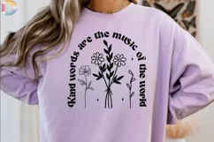Kind words are the music of the world SVG Product Image 3