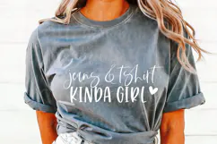 Jeans & Tshirt Kinda Girl Svg, Black Friday Shirts Product Image 3