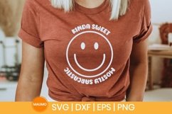 Kinda sweet mostly sarcastic svg quote Product Image 2