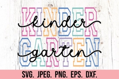 Kindergarten Vibes SVG - Back To School PNG - Hello Kinder Product Image 5
