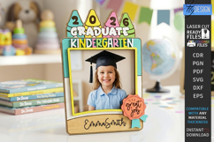 Kindergarten and School Graduation Photo Frame Laser Cut Product Image 1