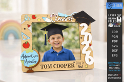 Kindergarten and School Graduation Photo Frame Laser Cut Product Image 1