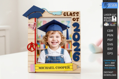 Kindergarten and School Graduation Photo Frame Laser Cut Product Image 1