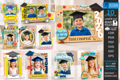 Kindergarten and School Graduation Photo Frame Laser Cut Set Product Image 1