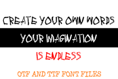 Kindergarten Crayon Font Hand-Drawn Child Handwriting Letter Product Image 3