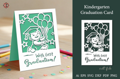 Kindergarten Graduation Card / Cut-Out File Product Image 1