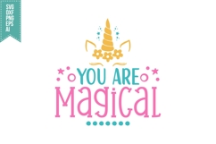 You Are Magical Svg, Unicorn Svg Design Product Image 3