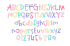 Kindergarten Kandy Color Font Product Image 3